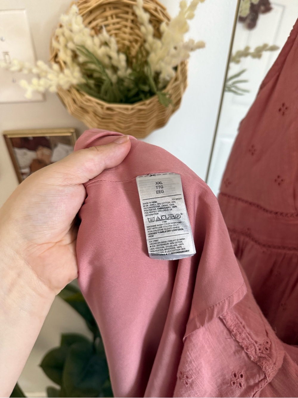 Old Navy Sleeveless Rose Pink Midi Dress Size XXL - Picture 5 of 5